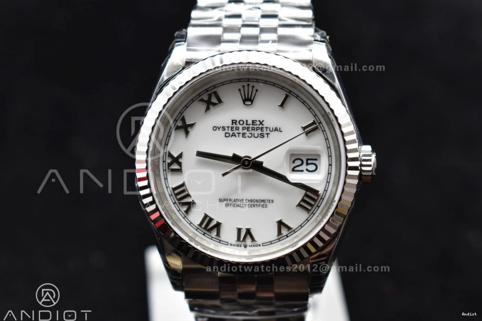 Markers on 36 Best 1:1 Edition 904L Jubilee White 126234 SS DateJust VS3235 Bracelet VSF Dial Roman 1114